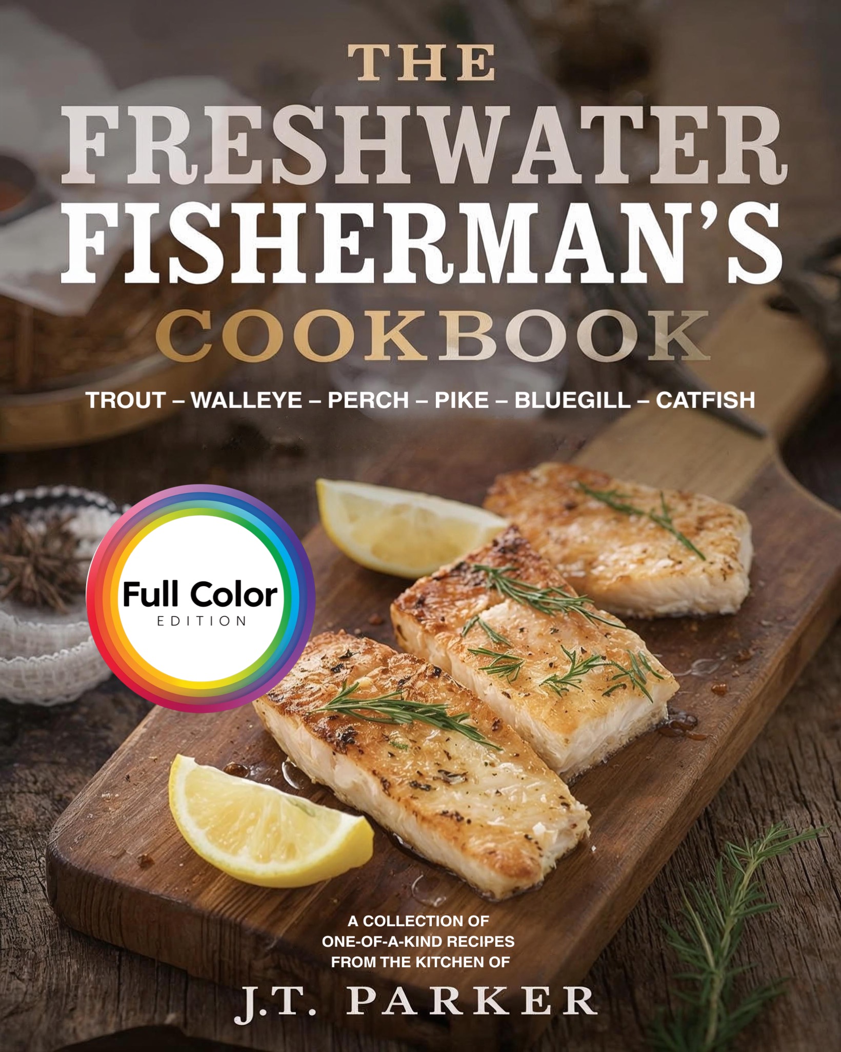 The Freshwater Fisherman's Cookbook - trout, walleye, perch, pike, bluegill, and catfish recipes
